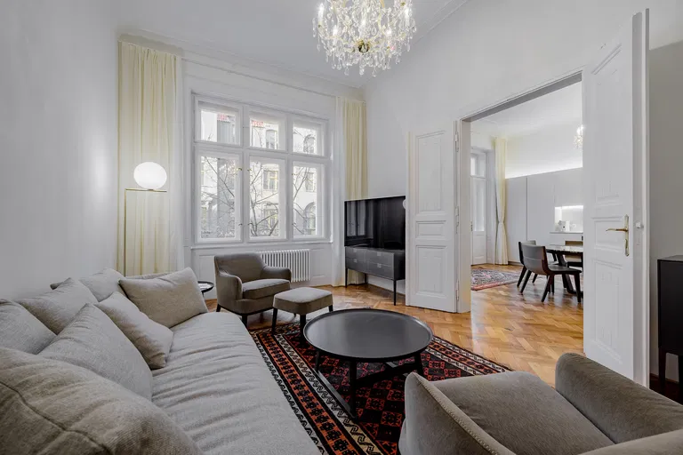 Pařížská, Josefov - Prague 1 | Rent, Apartment, Two-bedroom (3+1), 123 m²