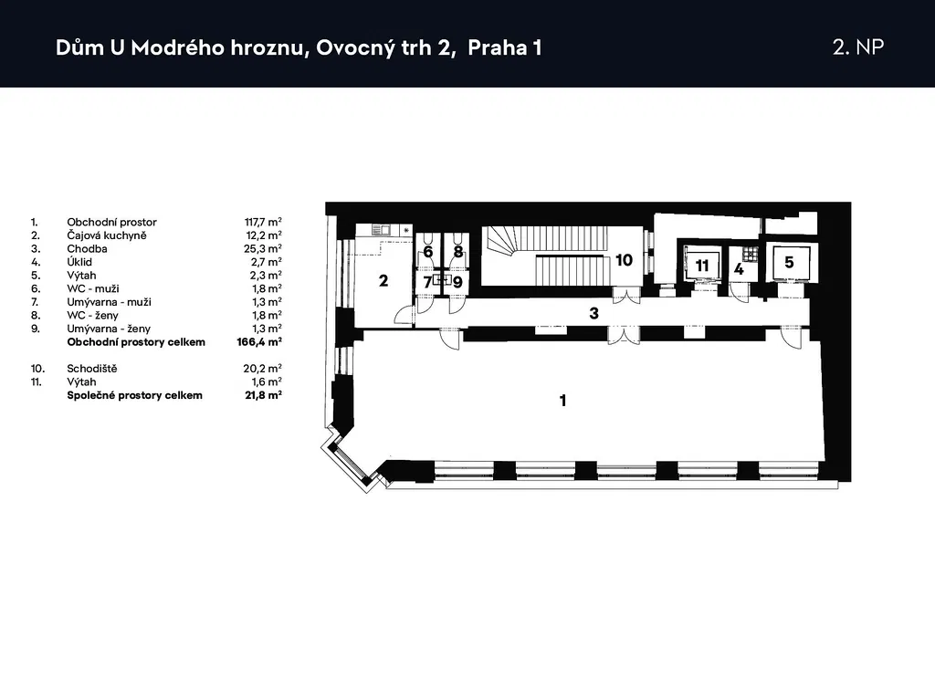 Ovocný trh, Staré Město - Praha 1 | Pronájem, Administrativní budova, 1 146 m²