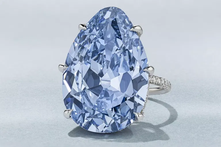 The Largest Vivid Blue Diamond Ever to Be Auctioned