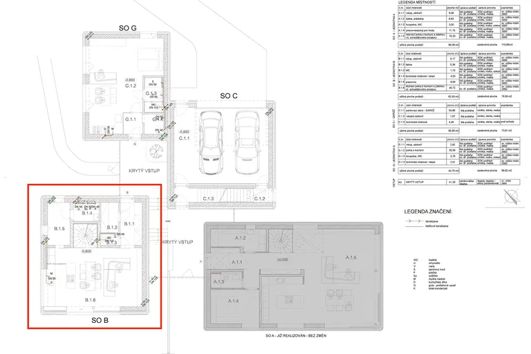 Racková, Jesenice - Praha-západ | Sale, Apartment, Three-bedroom (4+kk), 132 m²