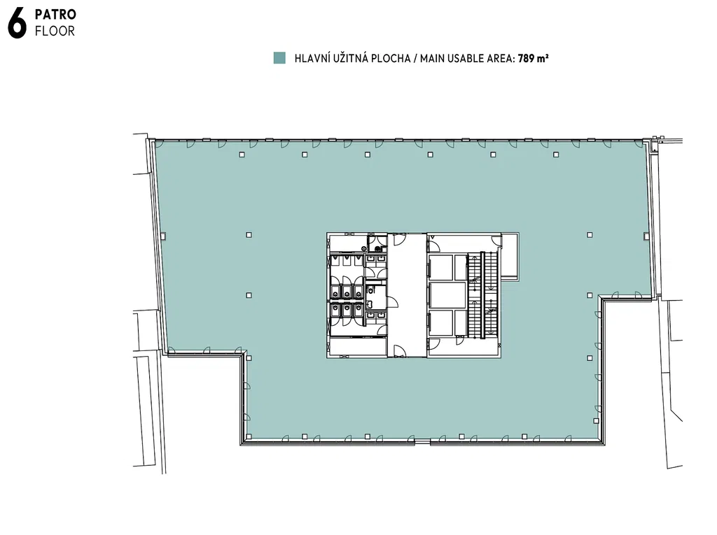 Pobřežní, Karlín - Praha 8 | Pronájem, Administrativní budova, 6 600 m²