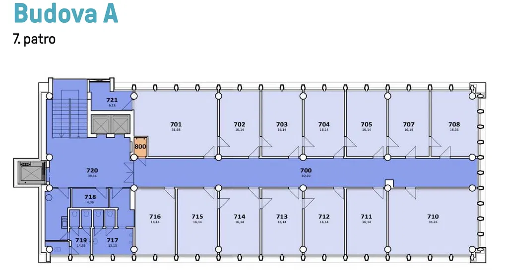 U Nákladového nádraží, Strašnice - Praha 3 | Pronájem, Administrativní budova, 3 977 m²