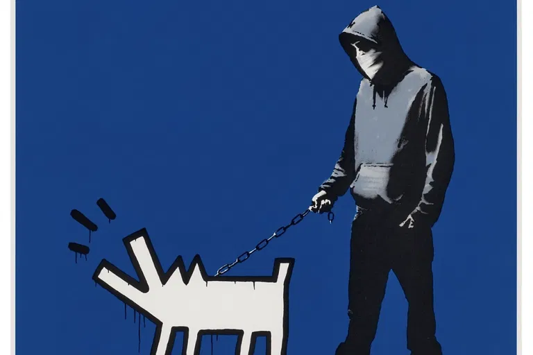 Christie's to Auction Several Paintings by Street Artist Banksy