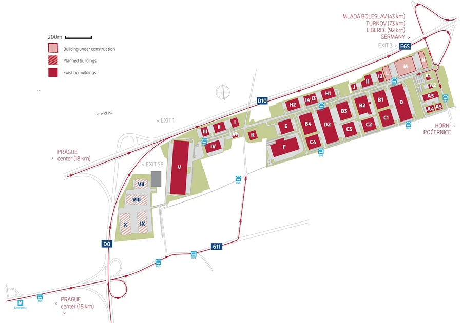 Sezemická, Horní Počernice - Praha 9 | Pronájem, Logistický park, 3 722 m²