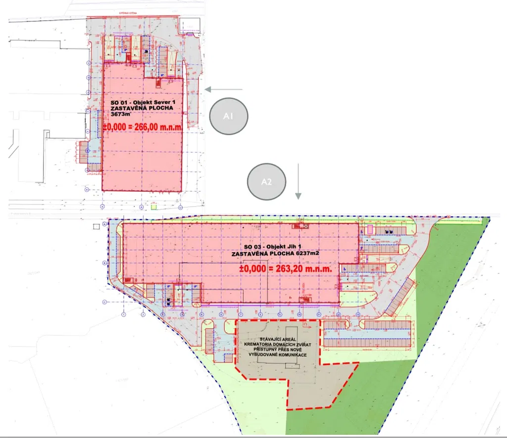 Podnikatelská, Běchovice - Prague 9 | Rent, Industrial park, 6 237 m²