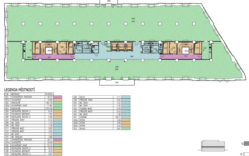 Jankovcova/U Uranie, Holešovice - Praha 7 | Pronájem, Administrativní budova, 1 212 m²