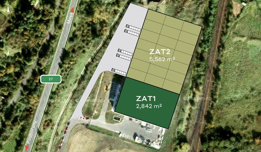 Plzeňská, Žatec - Louny | Rent, Industrial park, 5 562 m²