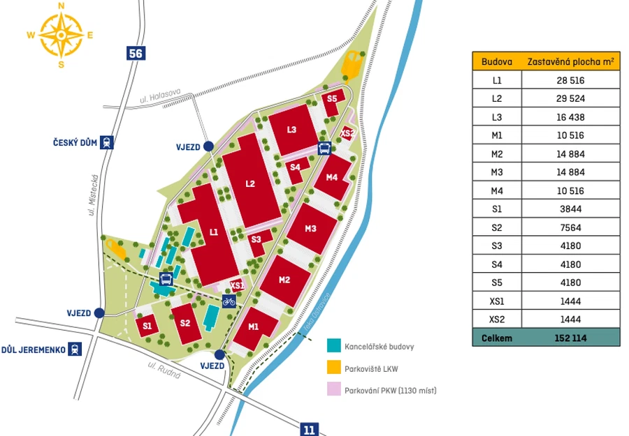 Halasova, Ostrava - Vítkovice - Ostrava-město | Pronájem, Průmyslový areál, 135 455 m²