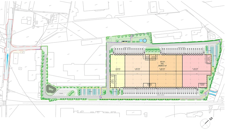 Beethovenova - Chomutov | Rent, Industrial park, 30 000 m²