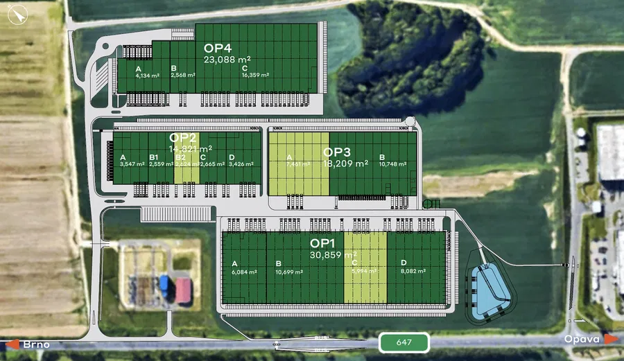 17. listopadu, Ostrava-Poruba - Ostrava-město | Pronájem, Logistický park, 82 693 m²