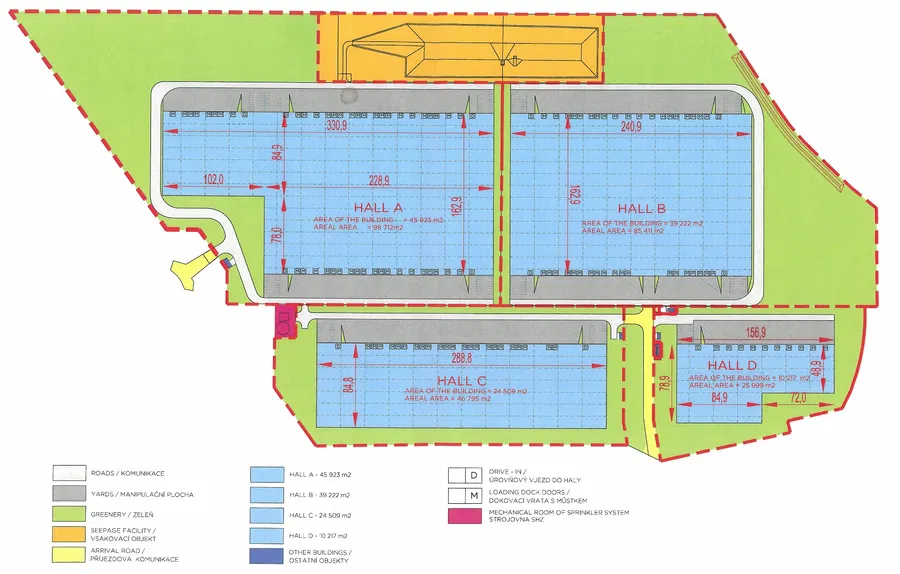 Průmyslová, Mošnov - Nový Jičín | Rent, Logistic park, 205 298 m²