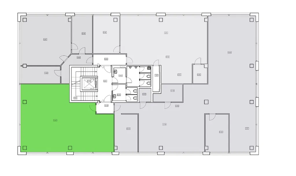 U Nákladového nádraží, Strašnice - Praha 3 | Pronájem, Administrativní budova, 2 521 m²