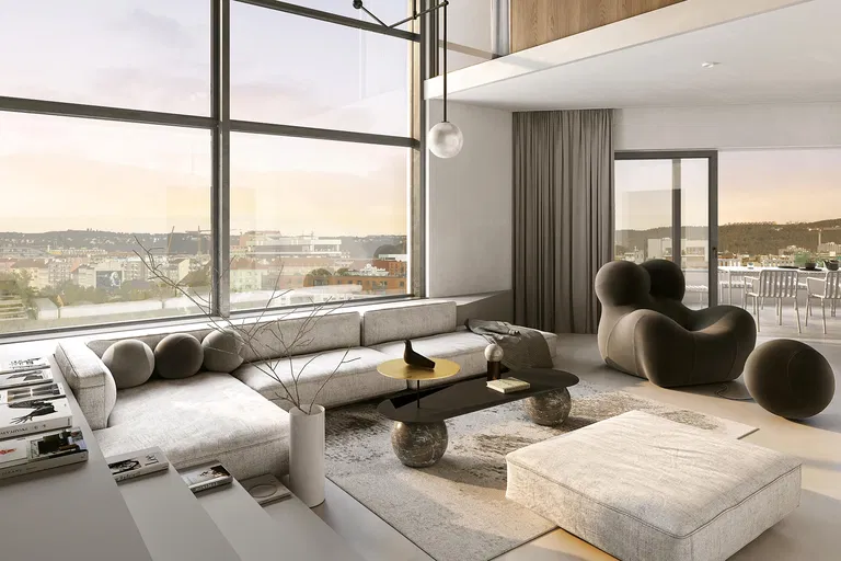 Rohanské nábřeží, Karlín - Prague 8 | Sale, Apartment, Two-bedroom (3+kk), 352 m²