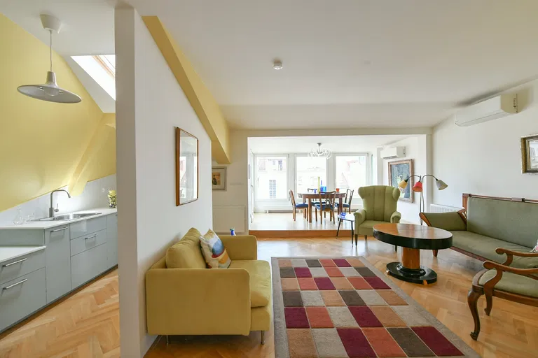 Šmeralova, Bubeneč - Praha 7 | Pronájem, Byt, 4+kk, 162 m²