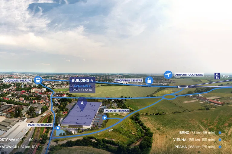 Řepčínská, Olomouc - Olomouc | Rent, Industrial park, 9 398 m²