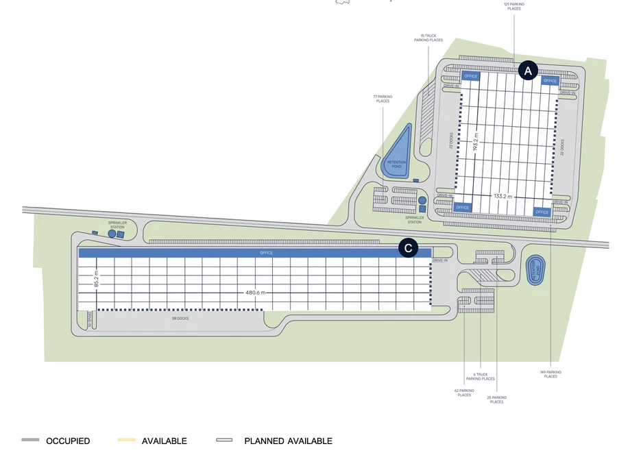 Droužkovická, Údlice - Chomutov | Pronájem, Logistický park