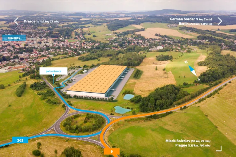Pražská, Rumburk - Děčín | Rent, Logistic park, 40 900 m²