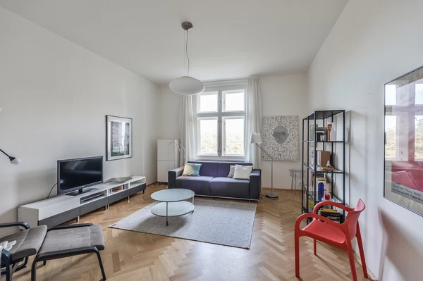 Polská, Vinohrady - Prague 2 | Rent, Apartment, One-bedroom (2+1), 79 m²