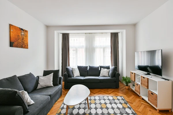 Slezská, Vinohrady - Prague 3 | Rent, Apartment, One-bedroom (2+1), 91 m²