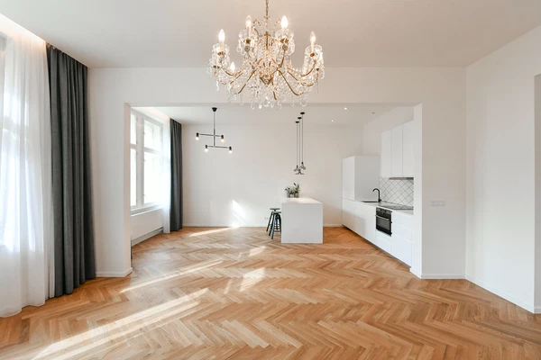 U Rajské zahrady, Žižkov - Prague 3 | Rent, Apartment, Two-bedroom (3+kk), 106 m²