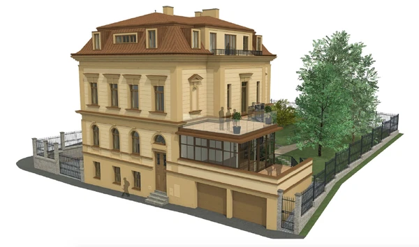 Pětidomí, Bubeneč - Prague 6 | Sale, House, Twelve-bedroom (13+kk), 674 m²