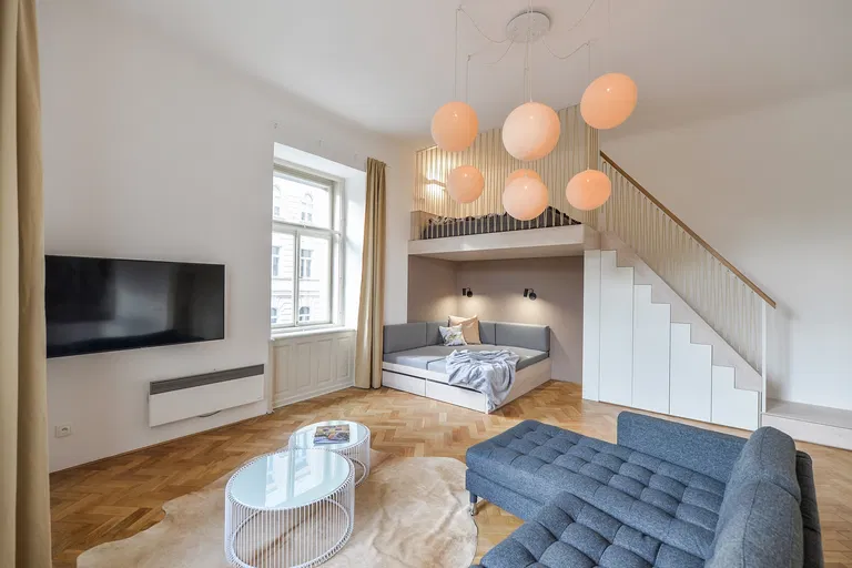 Janáčkovo nábřeží, Smíchov - Praha 5 | Pronájem, Byt, 1+1, 55 m²