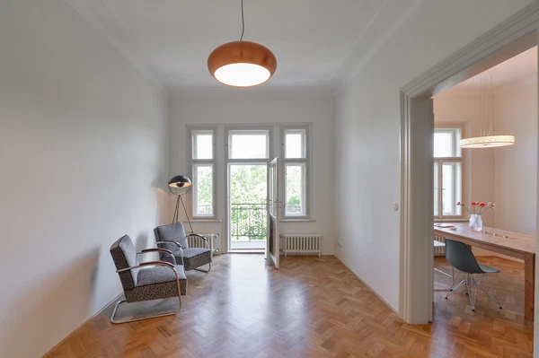 Nad Královskou oborou, Bubeneč - Praha 7 | Pronájem, Byt, 2+1, 77 m²