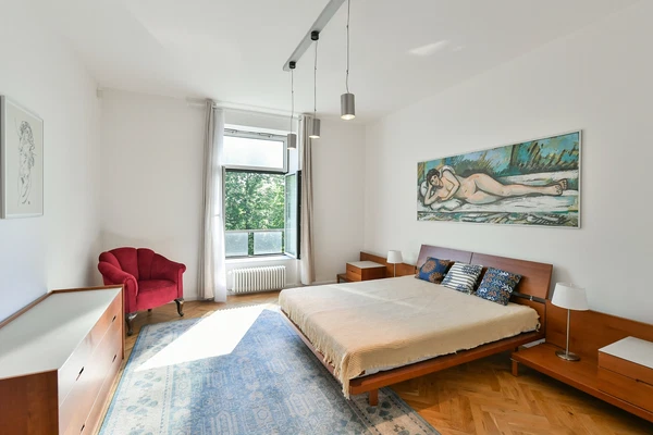 Rooseveltova, Bubeneč - Prague 6 | Rent, Apartment, One-bedroom (2+kk), 122 m²