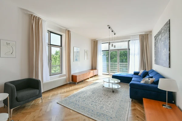 Rooseveltova, Bubeneč - Prague 6 | Rent, Apartment, One-bedroom (2+kk), 122 m²