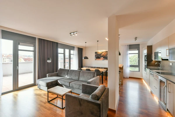 Horská, Nové Město - Prague 2 | Rent, Apartment, Three-bedroom (4+kk), 117 m²