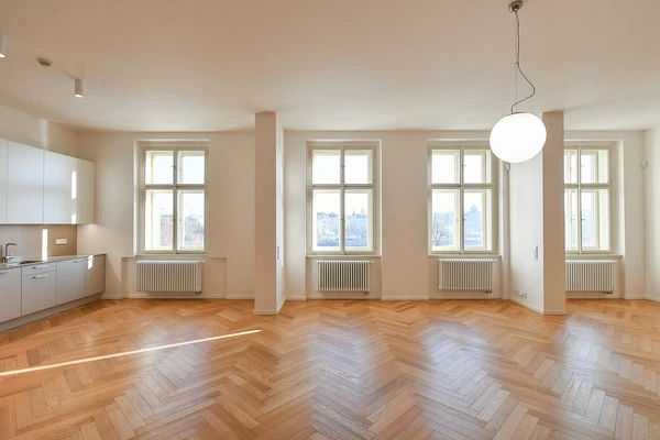 Janáčkovo nábřeží, Smíchov - Prague 5 | Rent, Apartment, Two-bedroom (3+kk), 166 m²