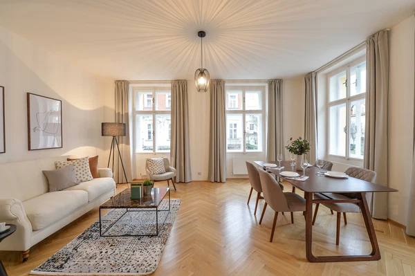 Gotthardská, Bubeneč - Prague 6 | Rent, Apartment, Three-bedroom (4+1), 133 m²