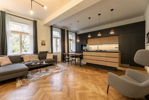 Šumavská, Vinohrady - Praha 2 | Pronájem, Byt, 2+kk, 77 m²