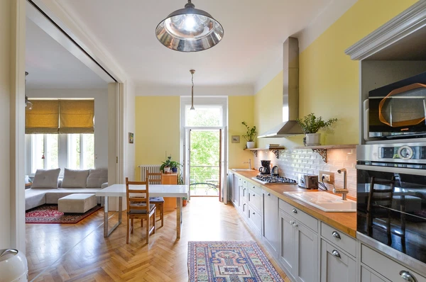 Nad Královskou oborou, Bubeneč - Prague 7 | Rent, Apartment, One-bedroom (2+1), 98 m²