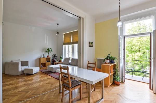 Nad Královskou oborou, Bubeneč - Prague 7 | Rent, Apartment, One-bedroom (2+1), 98 m²