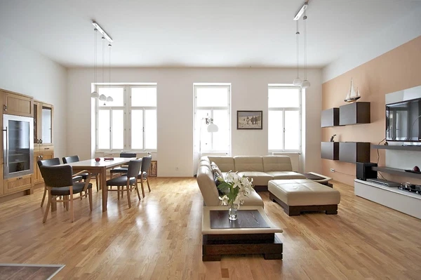 Pod Slovany, Nové Město - Prague 2 | Rent, Apartment, Two-bedroom (3+kk), 101 m²