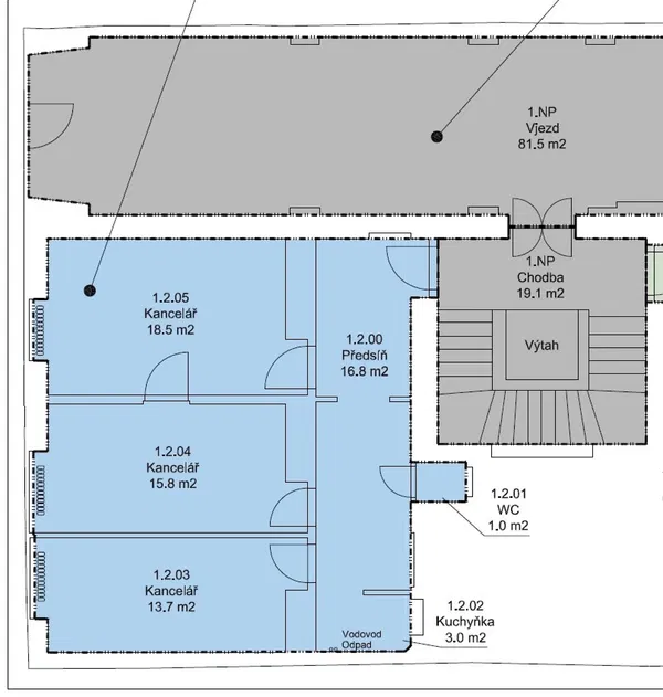 Tusarova, Holešovice - Praha 7 | Prodej, Kancelářské prostory, 69 m²