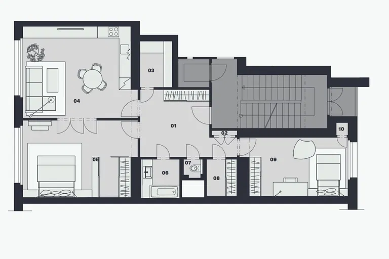 Vinohradská, Vinohrady - Praha 3 | Prenájom, Byt, 3-izbový, 93 m²