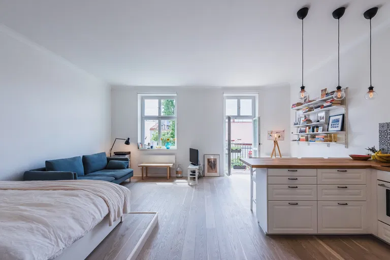 Lyčkovo náměstí, Karlín - Prague 8 | Sale, Apartment, Studio (1+kk), 46 m²