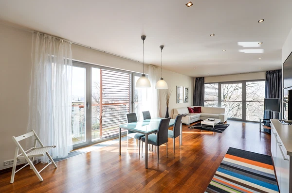 Korunní, Vinohrady - Prague 10 | Rent, Apartment, One-bedroom (2+kk), 78 m²