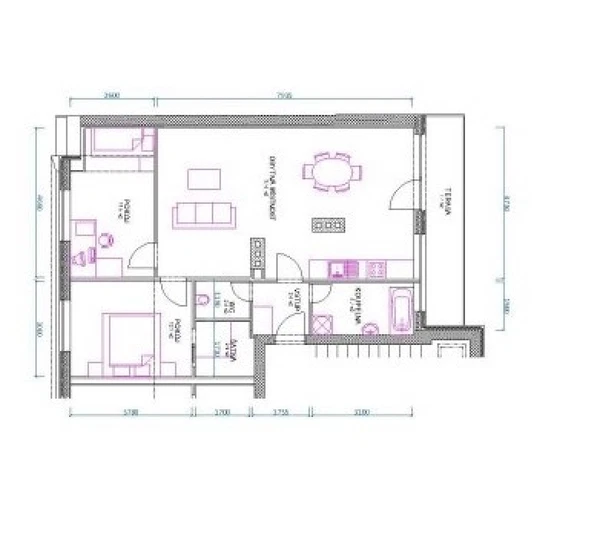 Purkyňova, Brno - Královo Pole - Brno | Sale, Apartment, Two-bedroom (3+kk), 81 m²