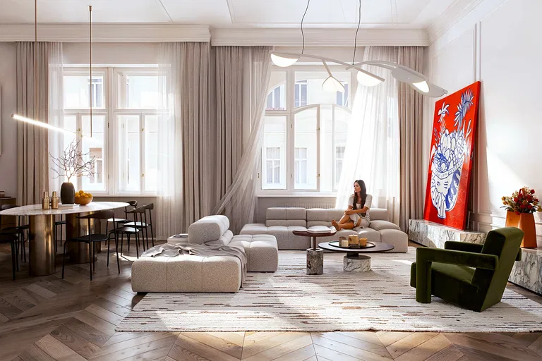 Římská, Vinohrady - Praha 2 | Predaj, Byt, 3-izbový, 101 m²