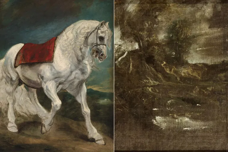 Astonishing Discovery—Sole Surviving Landscape Oil Painting by Van Dyck