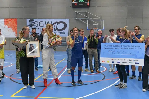 Výťažok z turnaja SVOBODA & WILLIAMS CUP 2024 vo výške 589 400 Kč opäť podporí Nadáciu Terezy Maxovej deťom