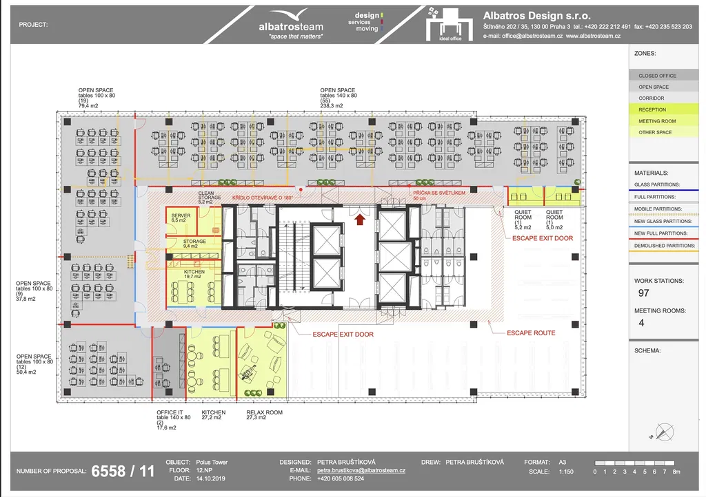 Vajnorská, Nové Mesto - Bratislava III | Prenájom, Administratívna budova, 2 593 m²