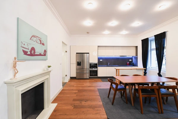 Americká, Vinohrady - Prague 2 | Rent, Apartment, Two-bedroom (3+kk), 104 m²