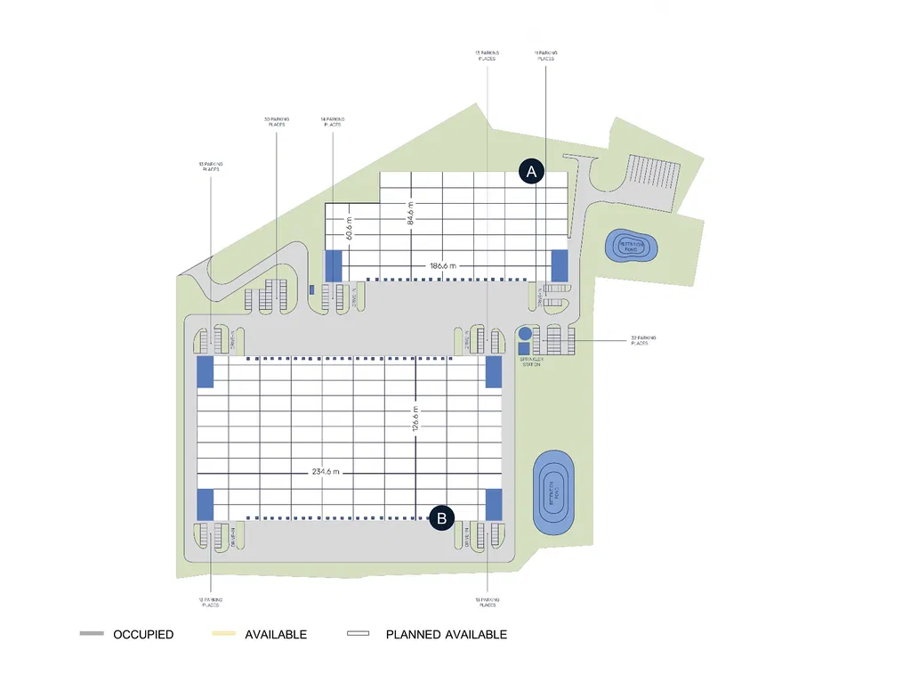 Velká Bíteš - Žďár nad Sázavou | Pronájem, Logistický park, 44 488 m²