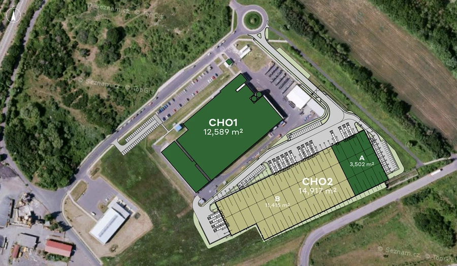 Karlovarská, Chomutov - Chomutov | Pronájem, Logistický park, 27 506 m²