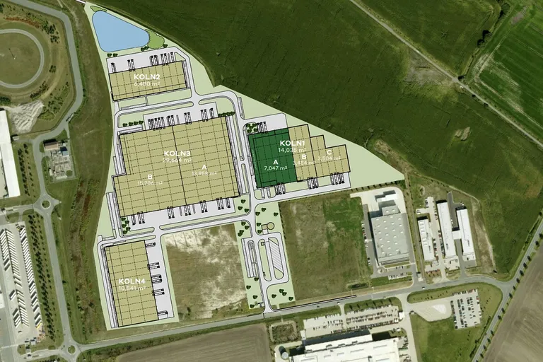 Ovčáry - Kolín | Rent, Industrial park, 53 673 m²