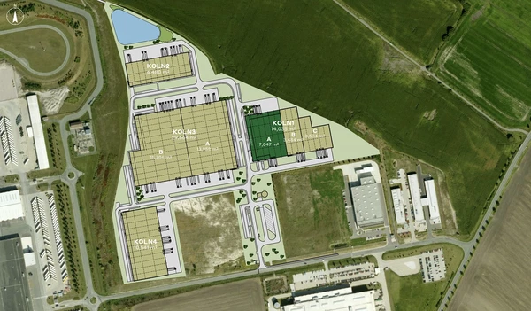 Ovčáry - Kolín | Rent, Industrial park, 53 673 m²